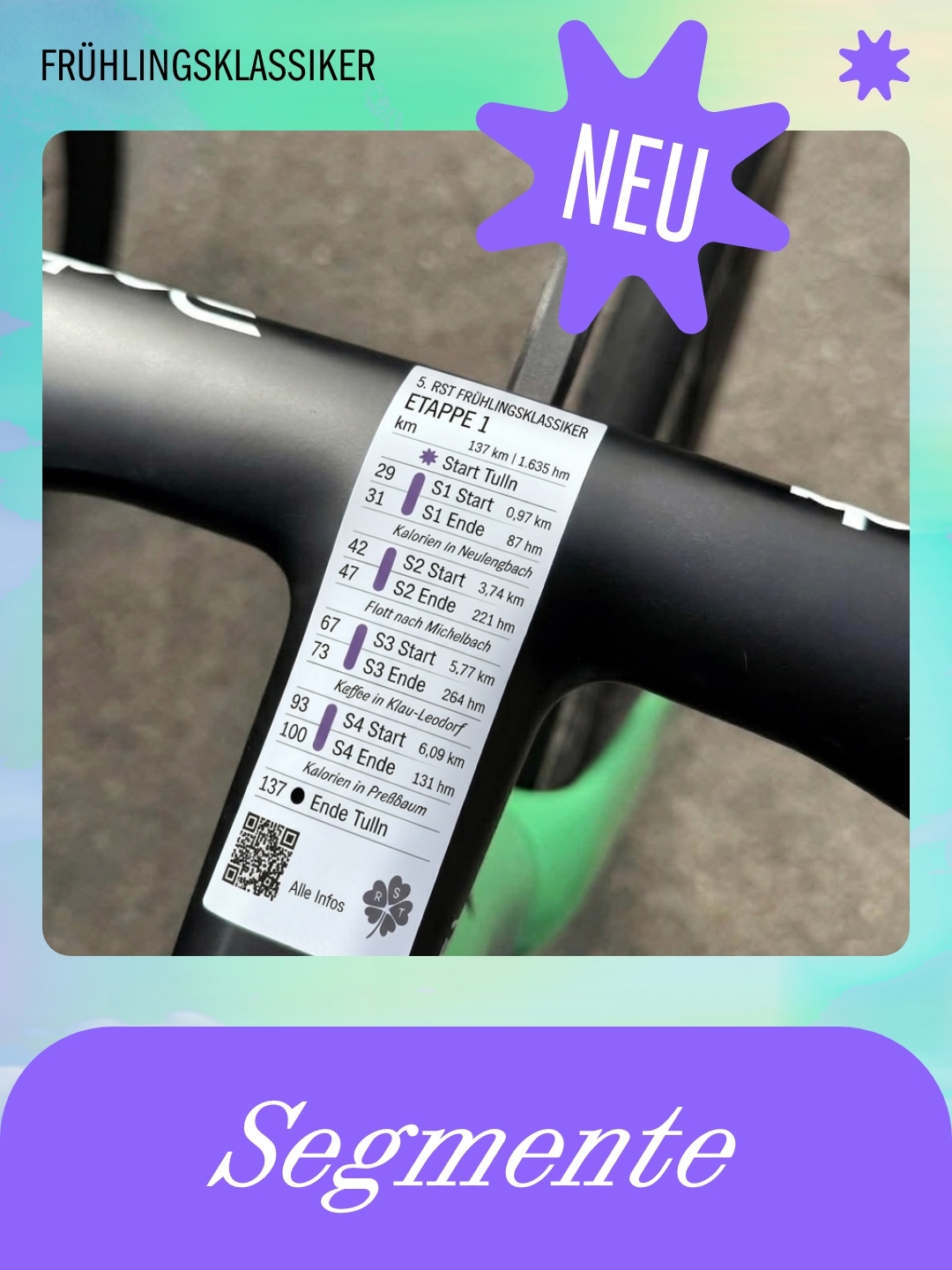 5. RST Frühlingsklassiker powered by geizhals.at – Segmente beim Frühlingsklassiker