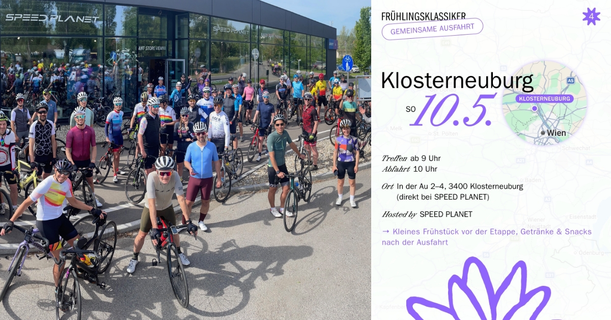 5. RST Frühlingsklassiker – Gemeinsame Ausfahrt der 4. Etappe Klosterneuburg