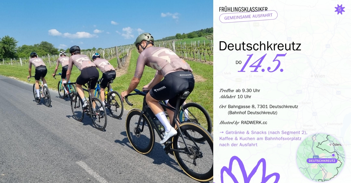 5. RST Frühlingsklassiker – Gemeinsame Ausfahrt der 5. Etappe Deutschkreutz